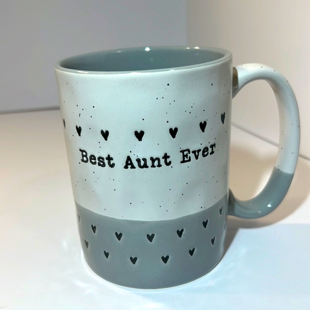 12 oz ceramic mug.